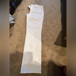 NYDJ straight leg white jeans size 10